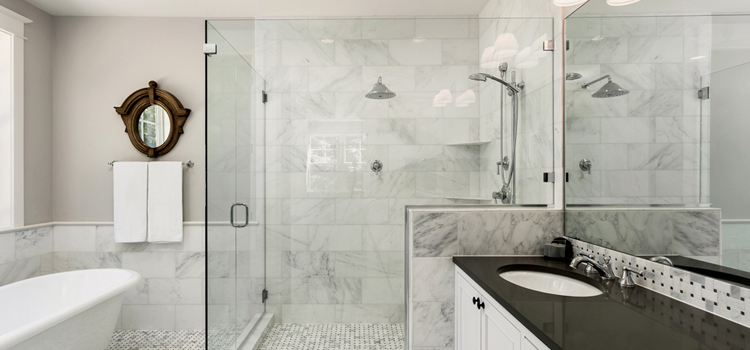 bathroom shower door installation in Camp Pendleton North
